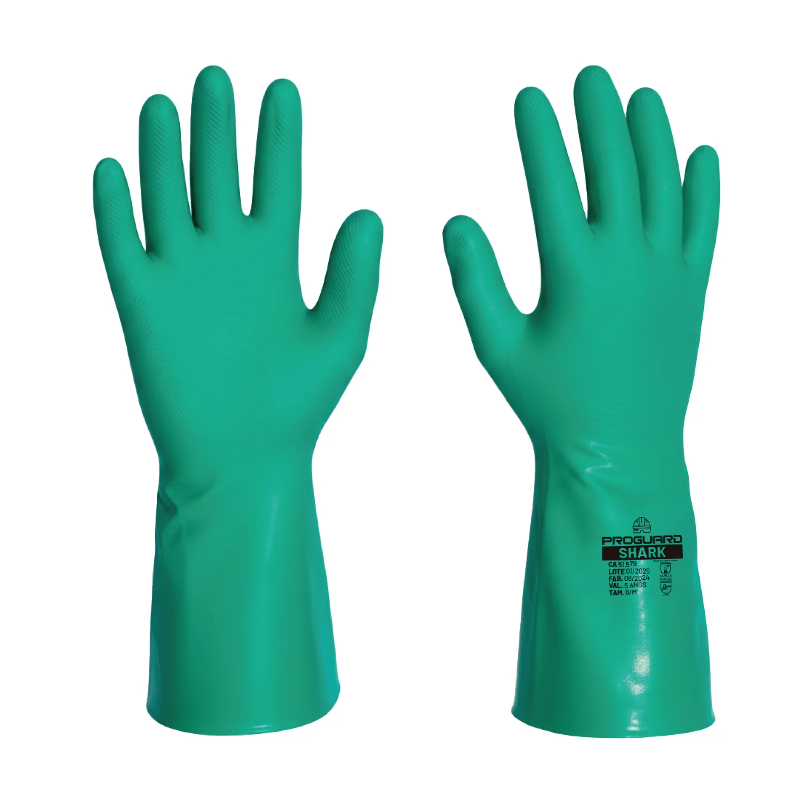 PROGUARD - Luva Nitrílica SHARK - Vista Lateral